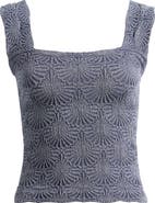 Free People Love Letter Floral Knit Camisole