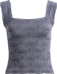 Free People Love Letter Floral Knit Camisole