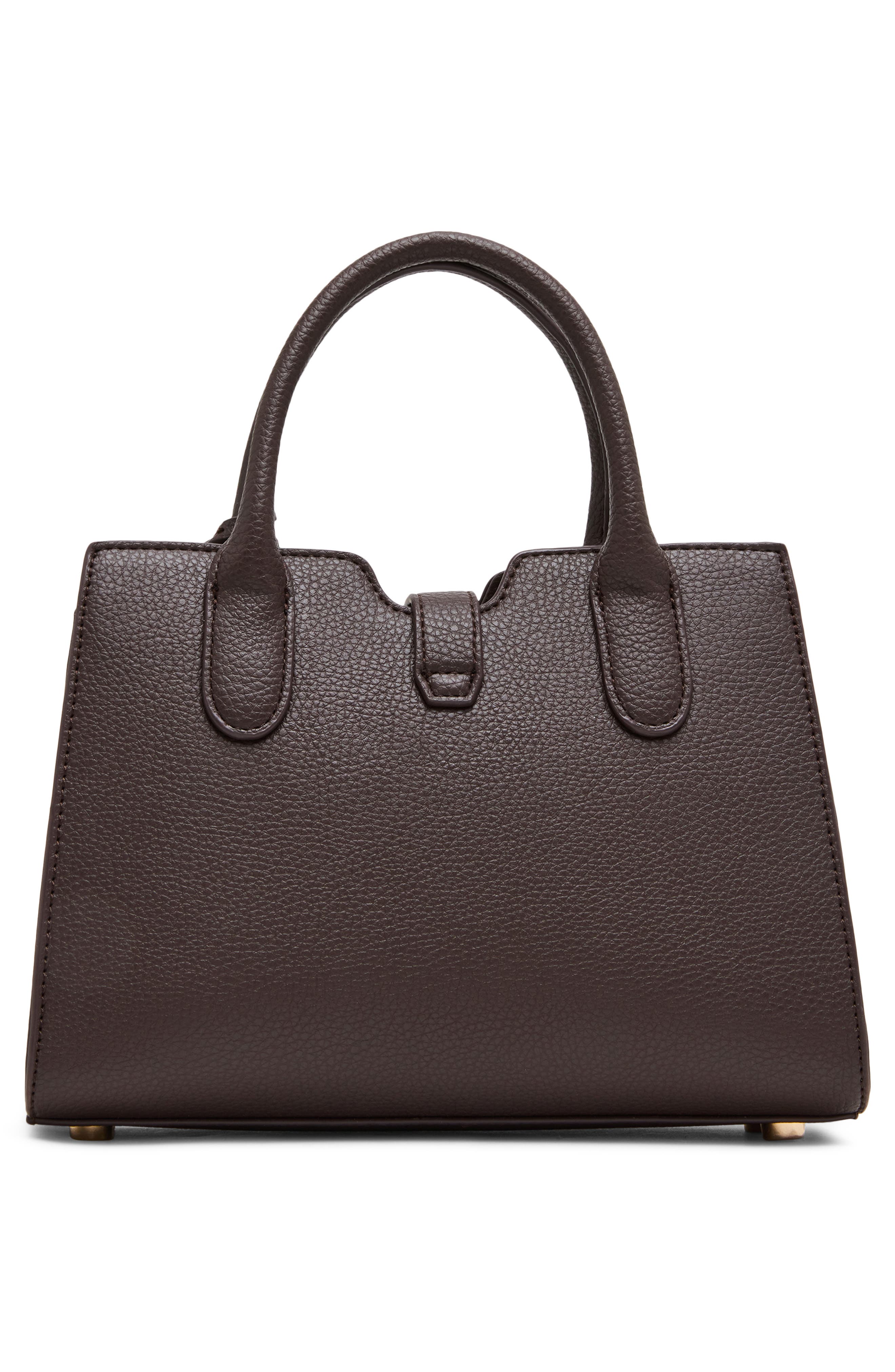 Anne Klein Small Satchel, Alternate, color, Espresso