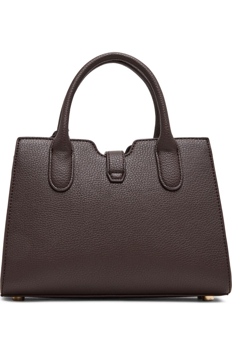 Anne Klein Small Satchel, Alternate, color, Espresso