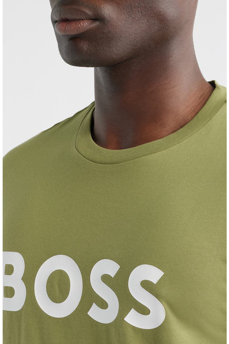 Tiburt Logo Graphic T-Shirt, Alternate, color, MEDIUM GREEN