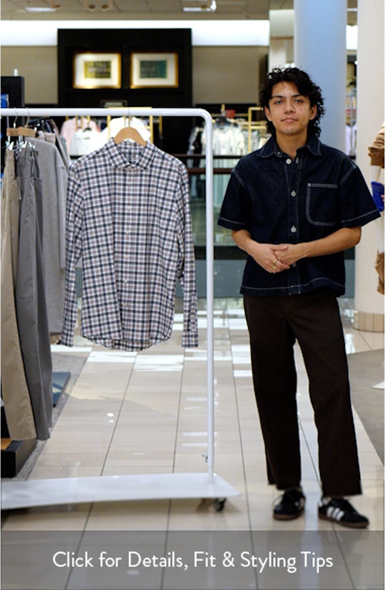 State of Mind Check Slim Fit Button-Up Shirt, sales video thumbnail