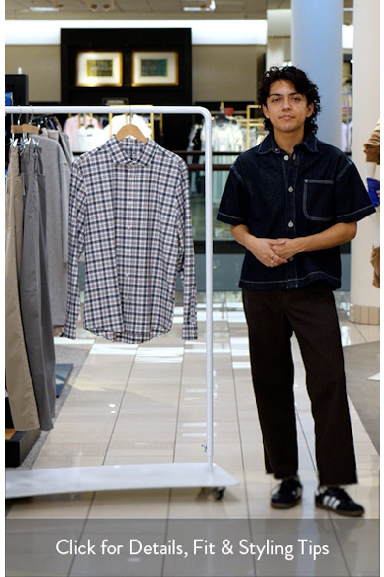 State of Mind Check Slim Fit Button-Up Shirt video