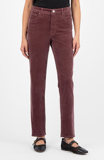 KUT FROM THE KLOTH KUT FROM THE KLOTH RACHAEL HIGH WAIST CORDUROY MOM JEANS 