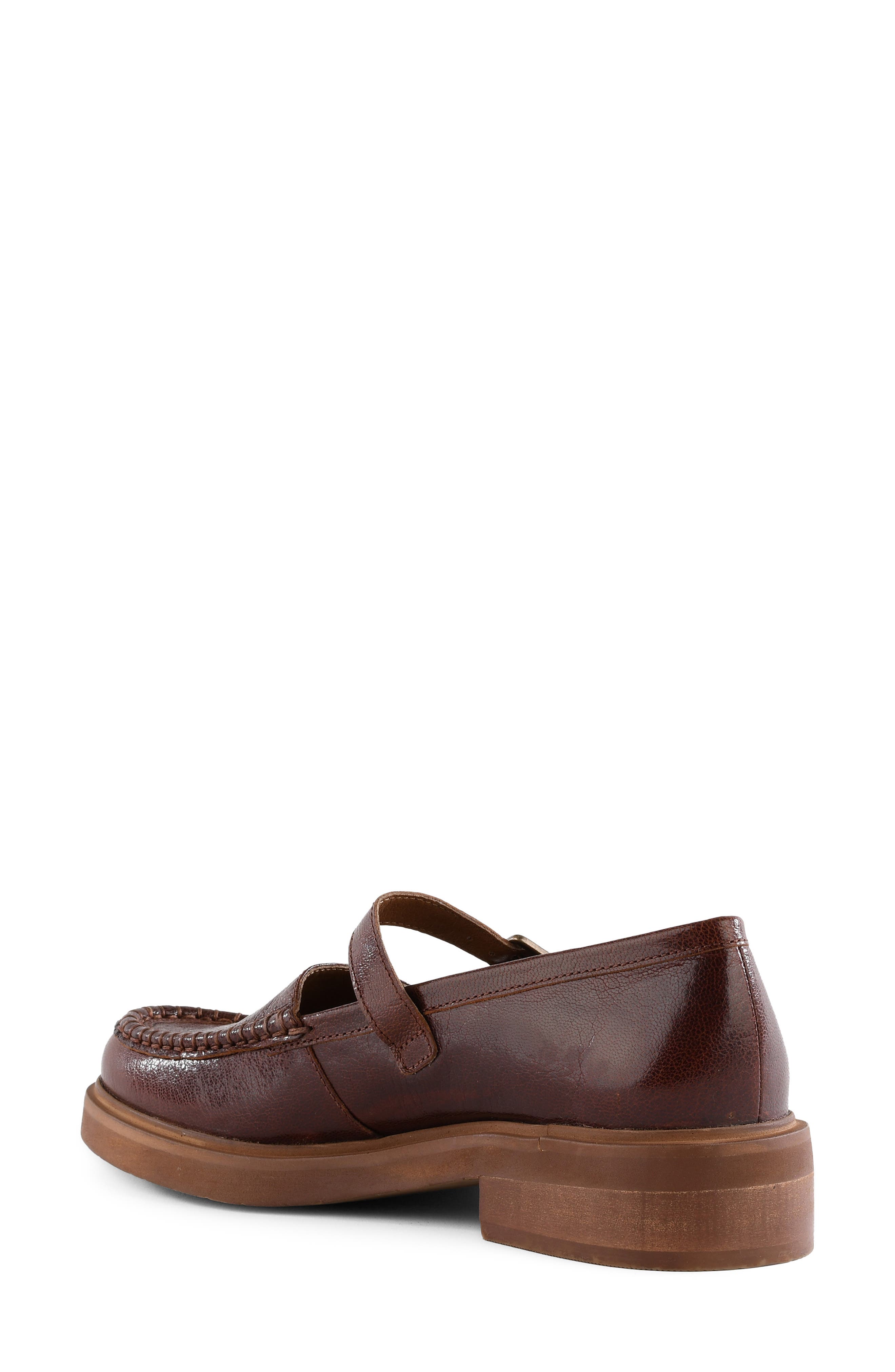 Honeybunch II Leather Mary Jane Flat, Alternate, color, BROWN