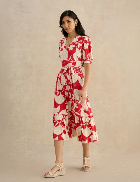 Martha Floral Jersey Dress