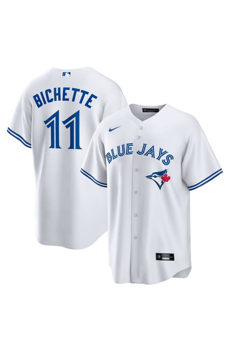 Nike Men's Nike Bo Bichette White Toronto Blue Jays Replica Player Jersey, Alternate, color, White