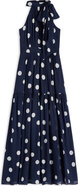 Boden Roisin Tie Neck Maxi Dress