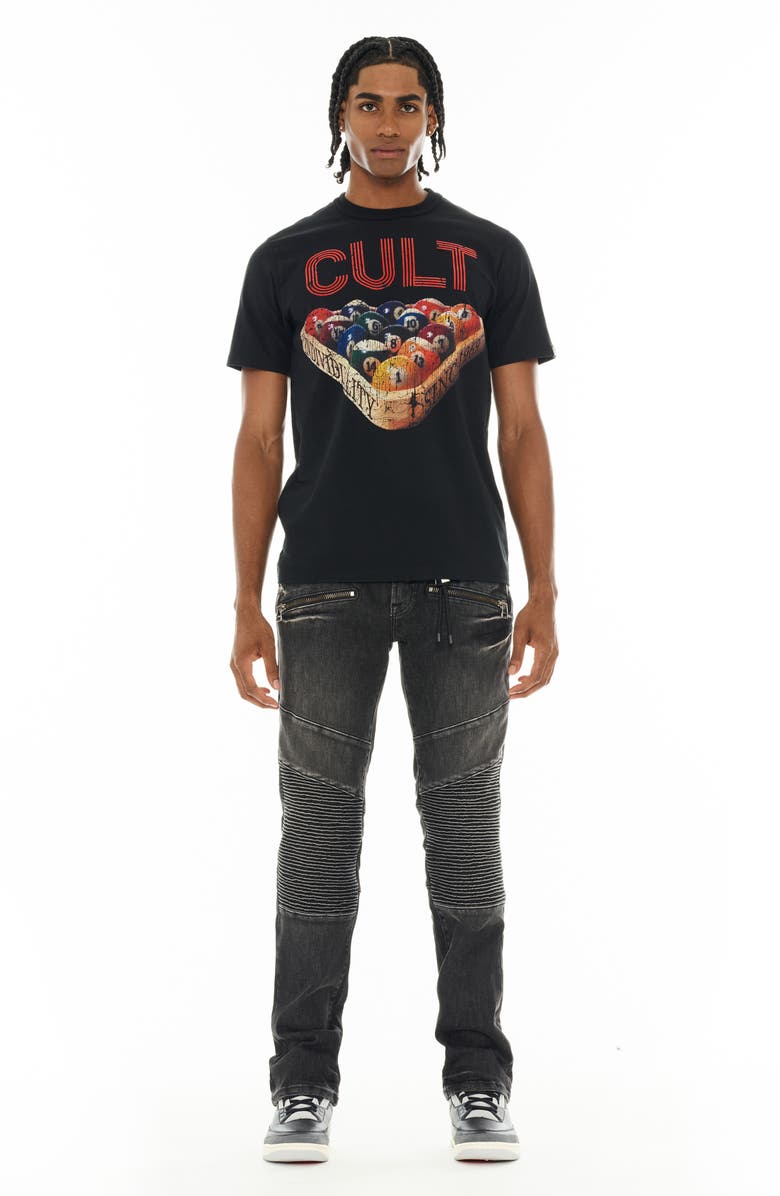 Cult of Individuality Cotton Graphic T-Shirt, Alternate, color, Black
