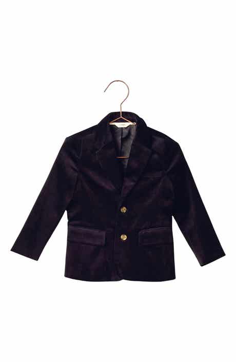 Kids' Sebastian Velvet Blazer