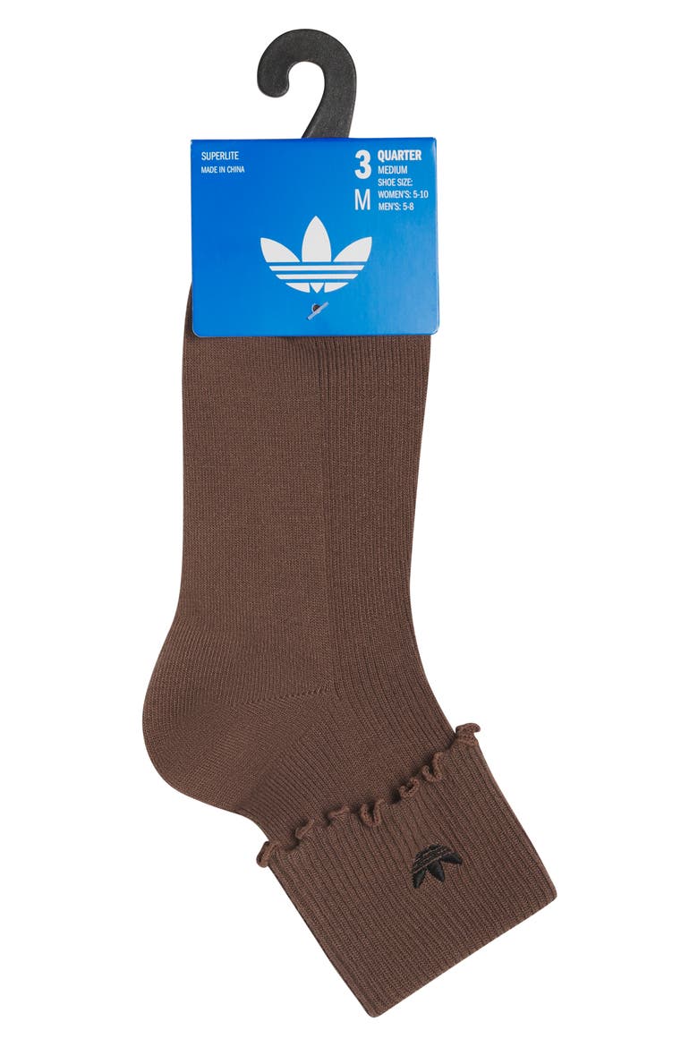 Superlite 3-Pack Assorted Cuffed Quarter Socks, Alternate, color, BROWN/ COFFEE BROWN/ BEIGE