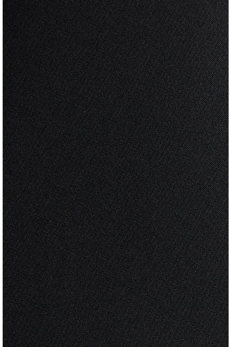 Jabla One-Button Crepe Blazer, Alternate, color, BLACK