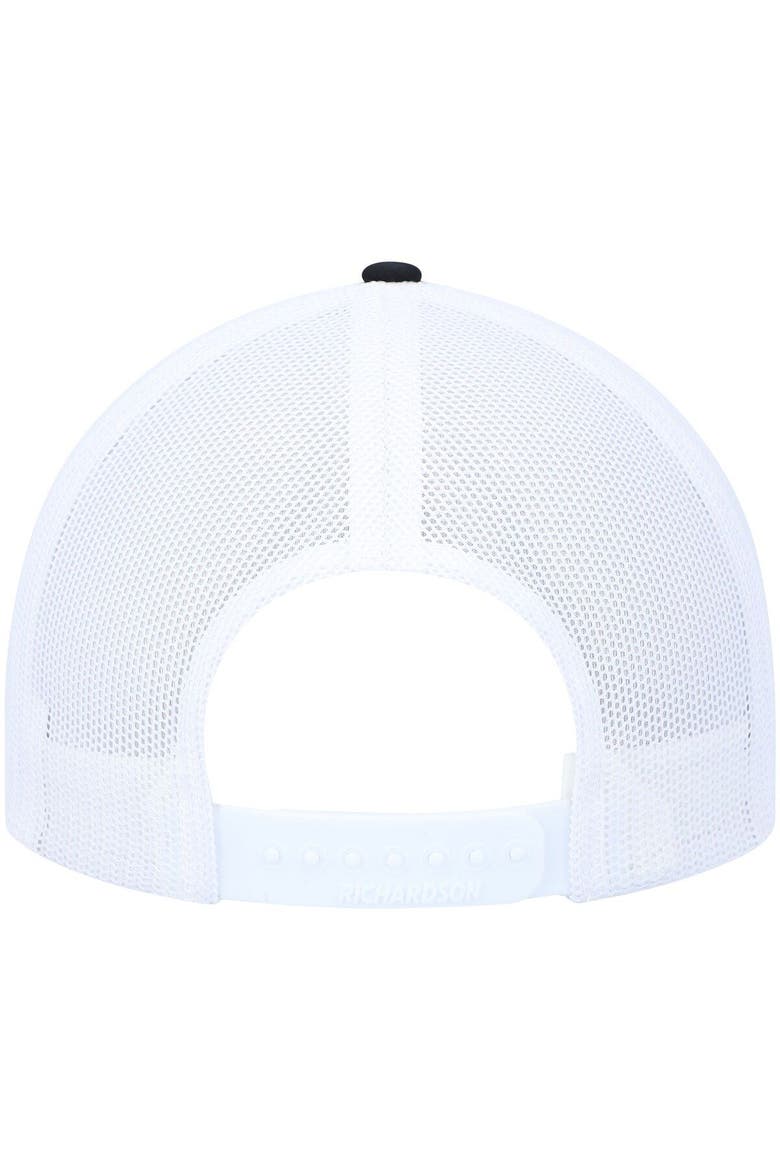 Men's Richardson Black/White Michigan Wolverines 2022 Big Ten Football Conference Champions Locker Room Adjustable Trucker Hat, Alternate, color, Black