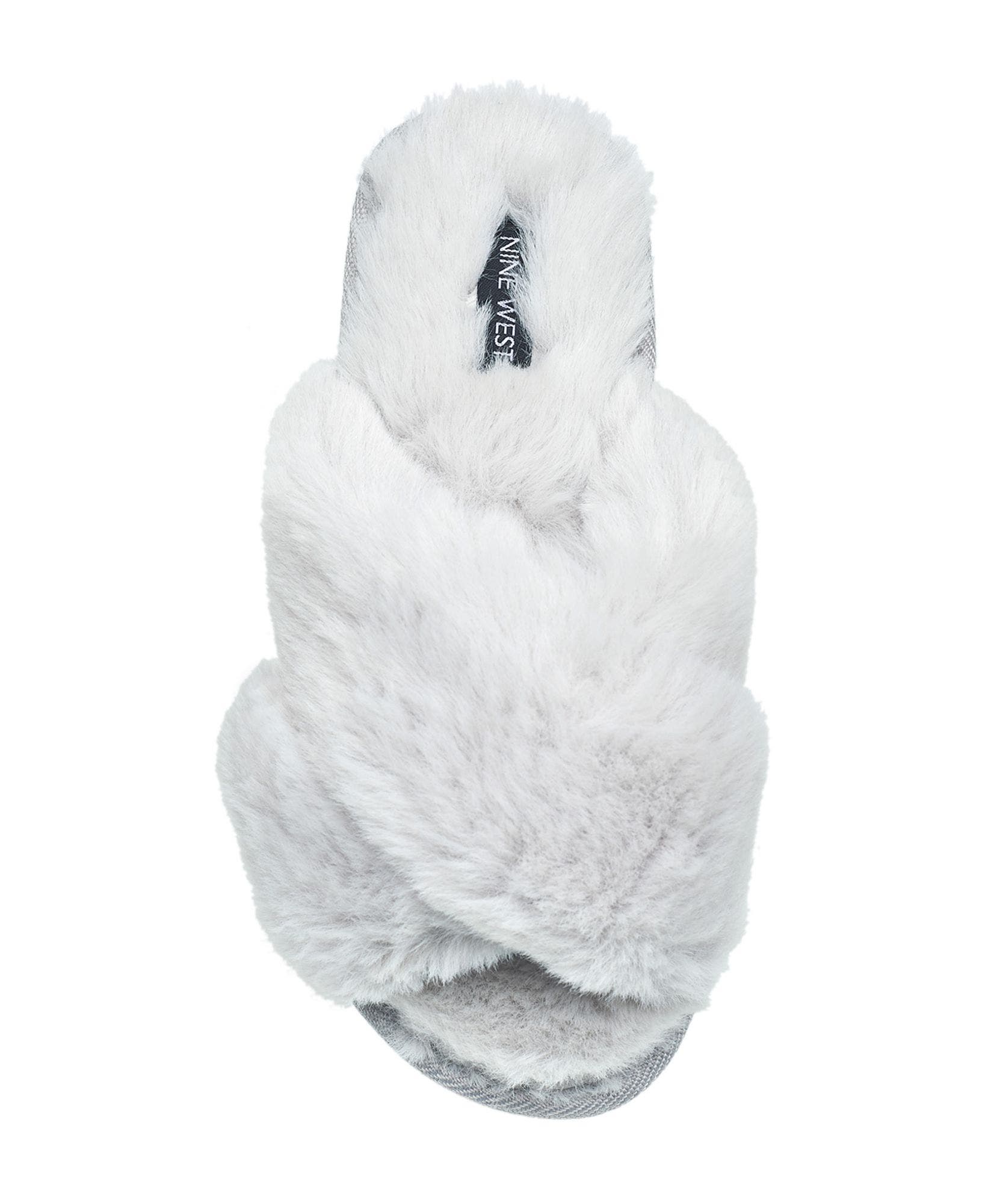 Nine West X-Band Faux Fur Slipper (Women) | Nordstrom