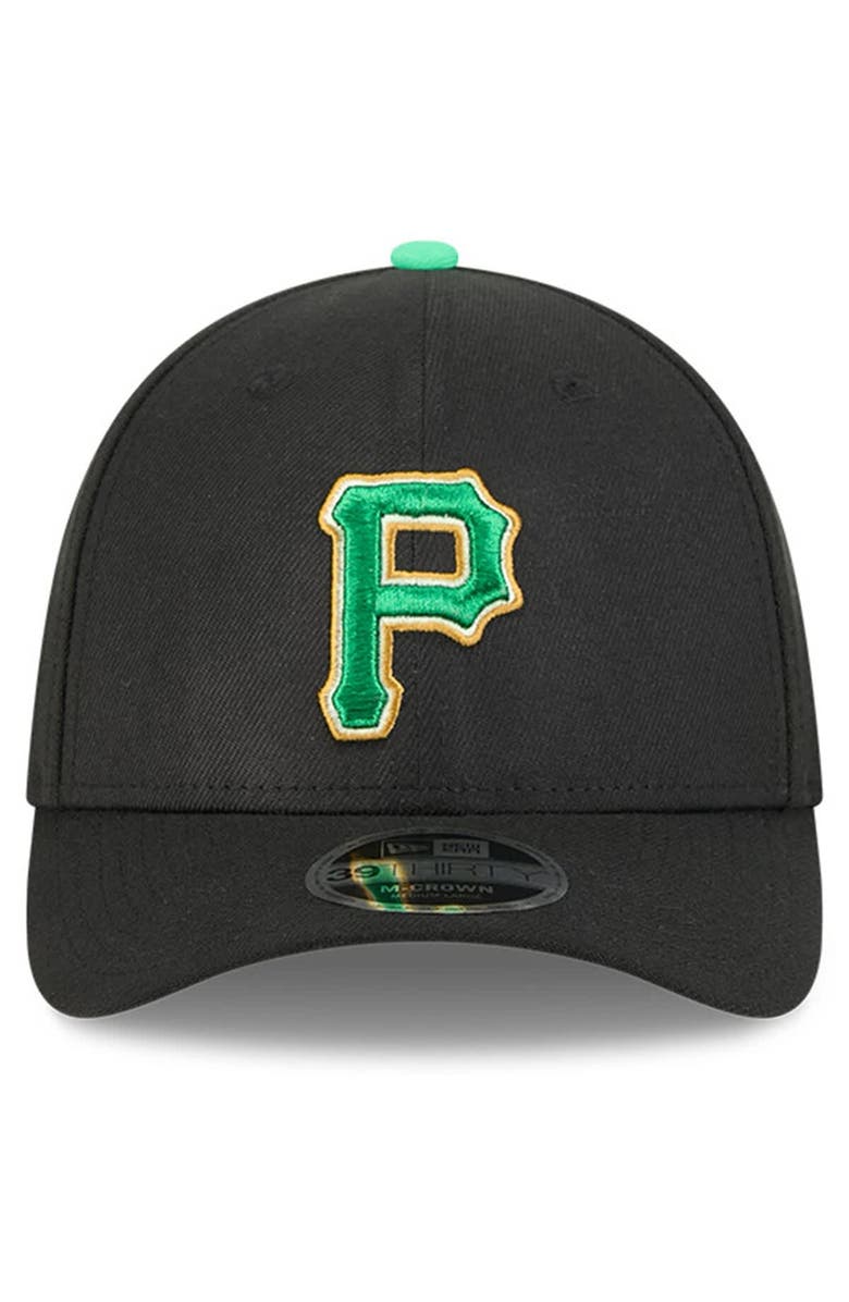 New Era Men's New Era Black Pittsburgh Pirates 2026 St. Patrick's Day 39THIRTY Flex Hat, Alternate, color, Black