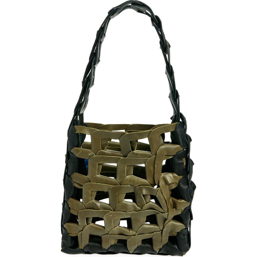 SC103 Links Leather Shoulder Bag in Code