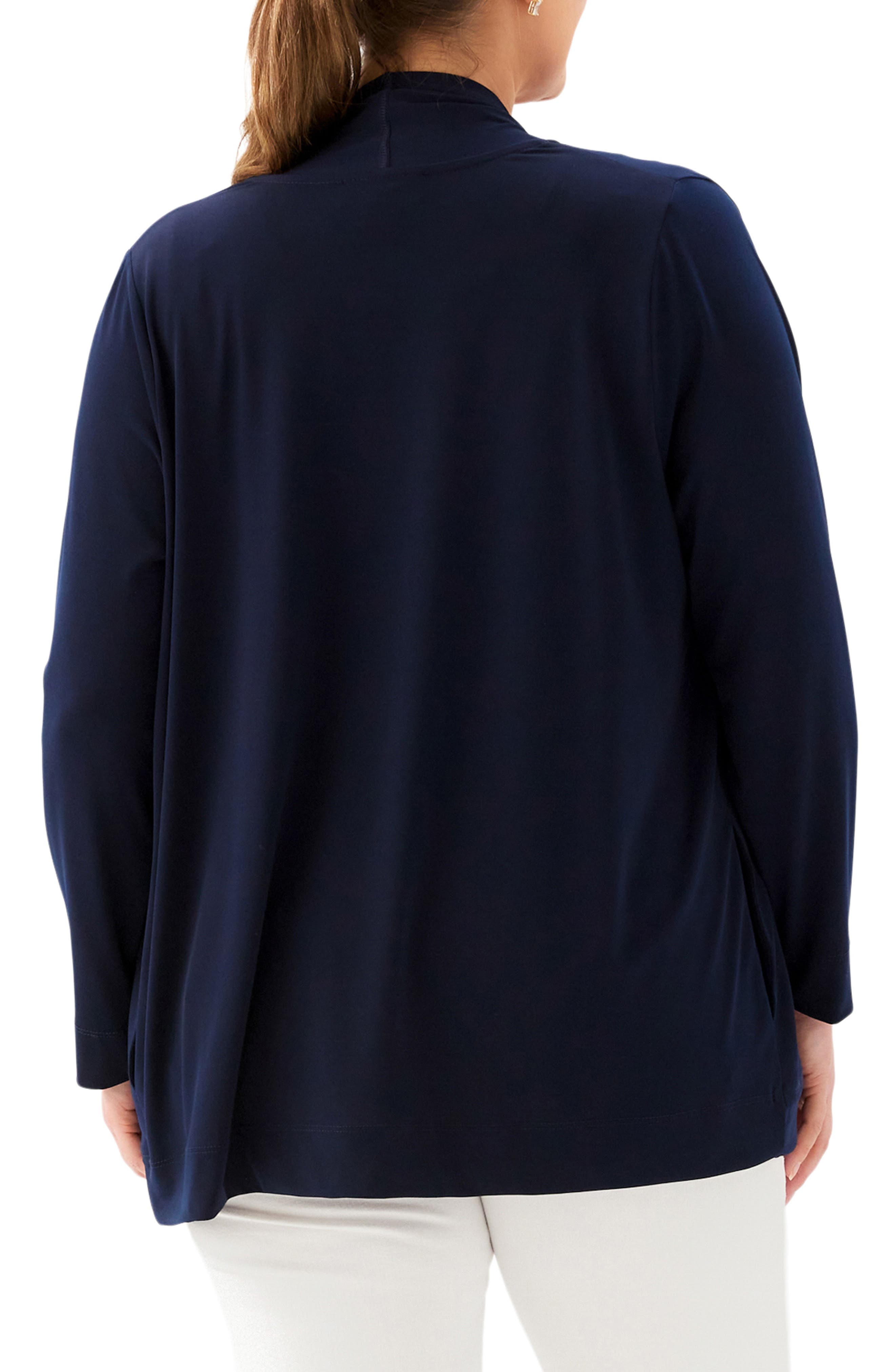 Open Front Travel Jersey Cardigan - image 4
