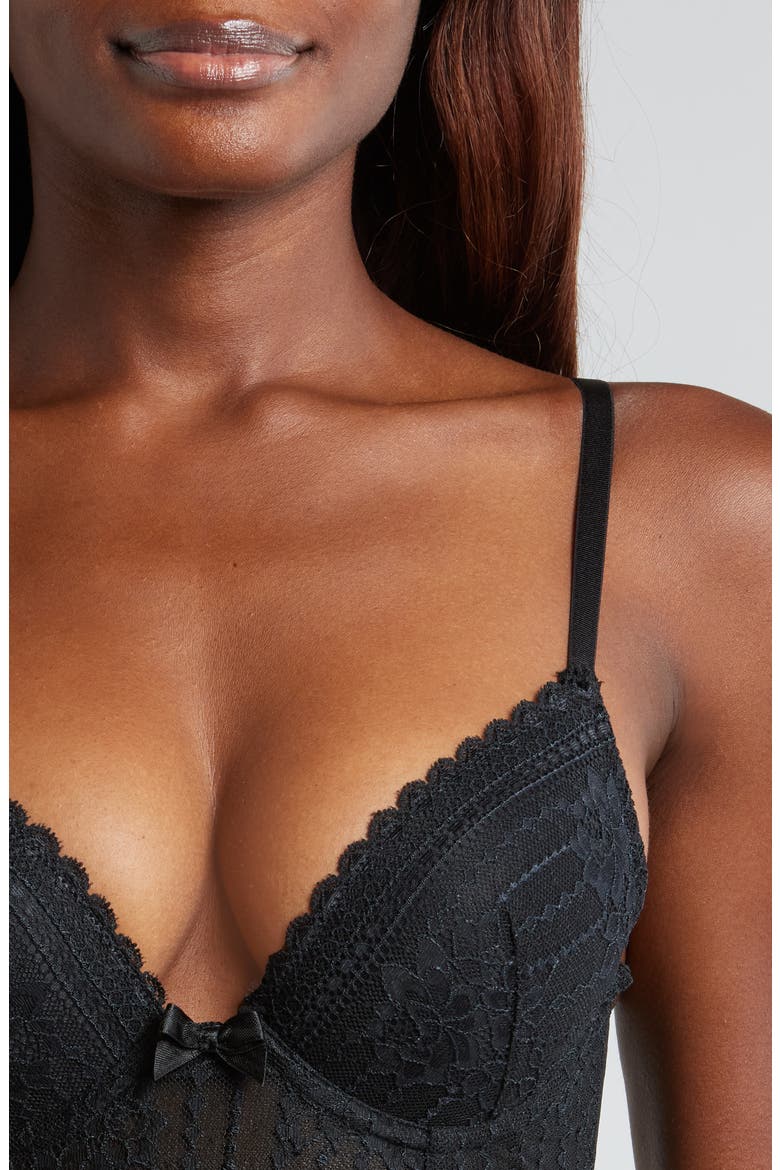 Panama Underwire Basque, Alternate, color, BLACK
