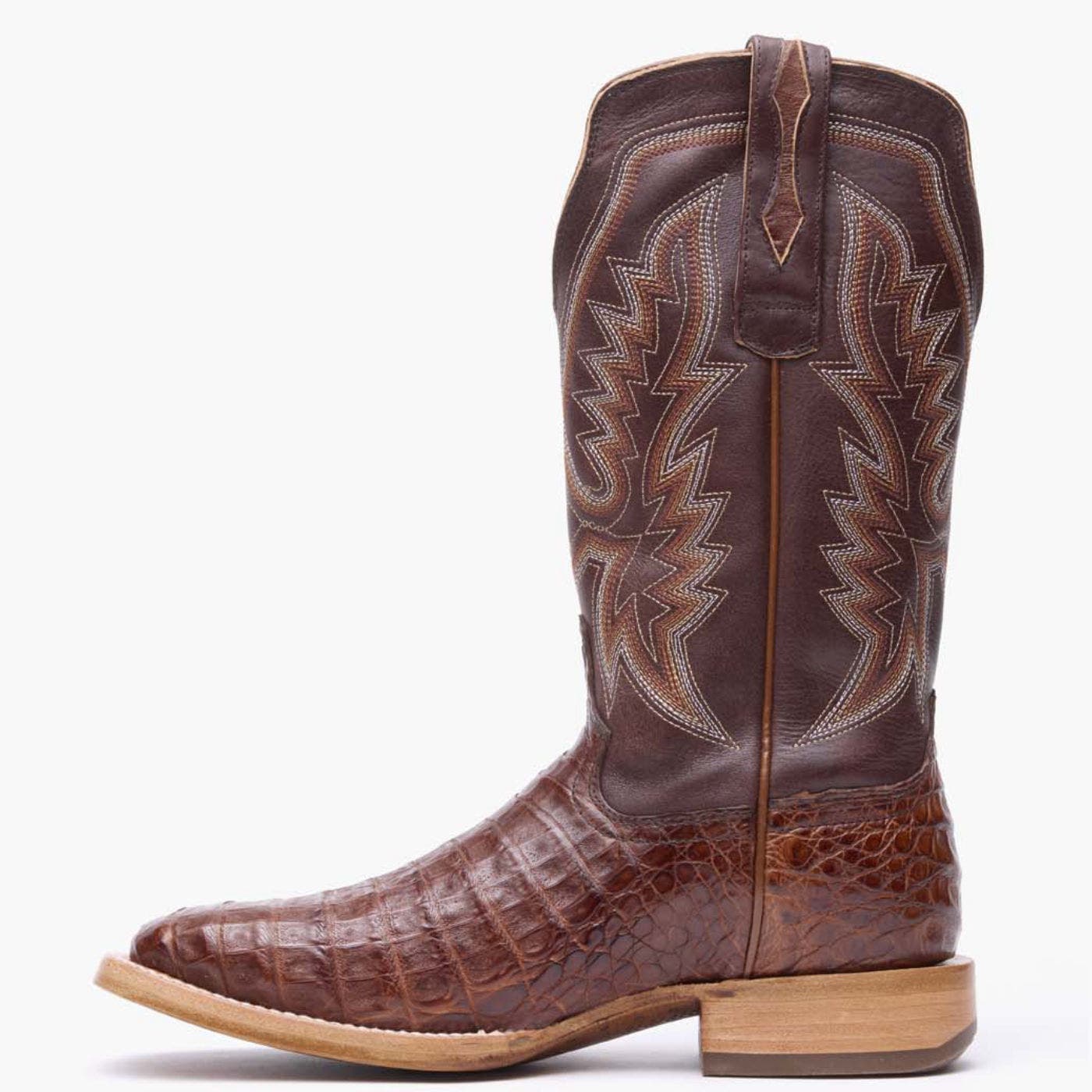 DURANGO Men's Prca Collection Caiman Belly Western Boot, Alternate, color, 