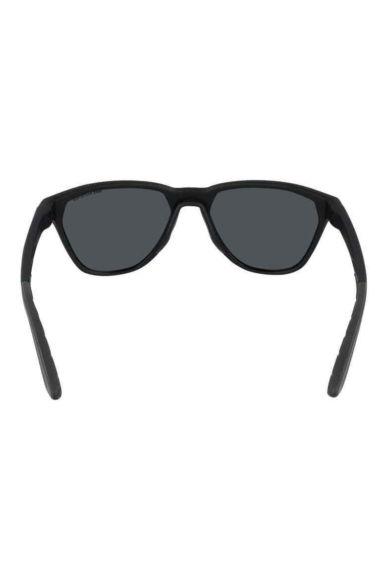 Maverick Rise 56mm Tea Cup Sunglasses, Alternate, color, MATTE BLACK/DARK GREY