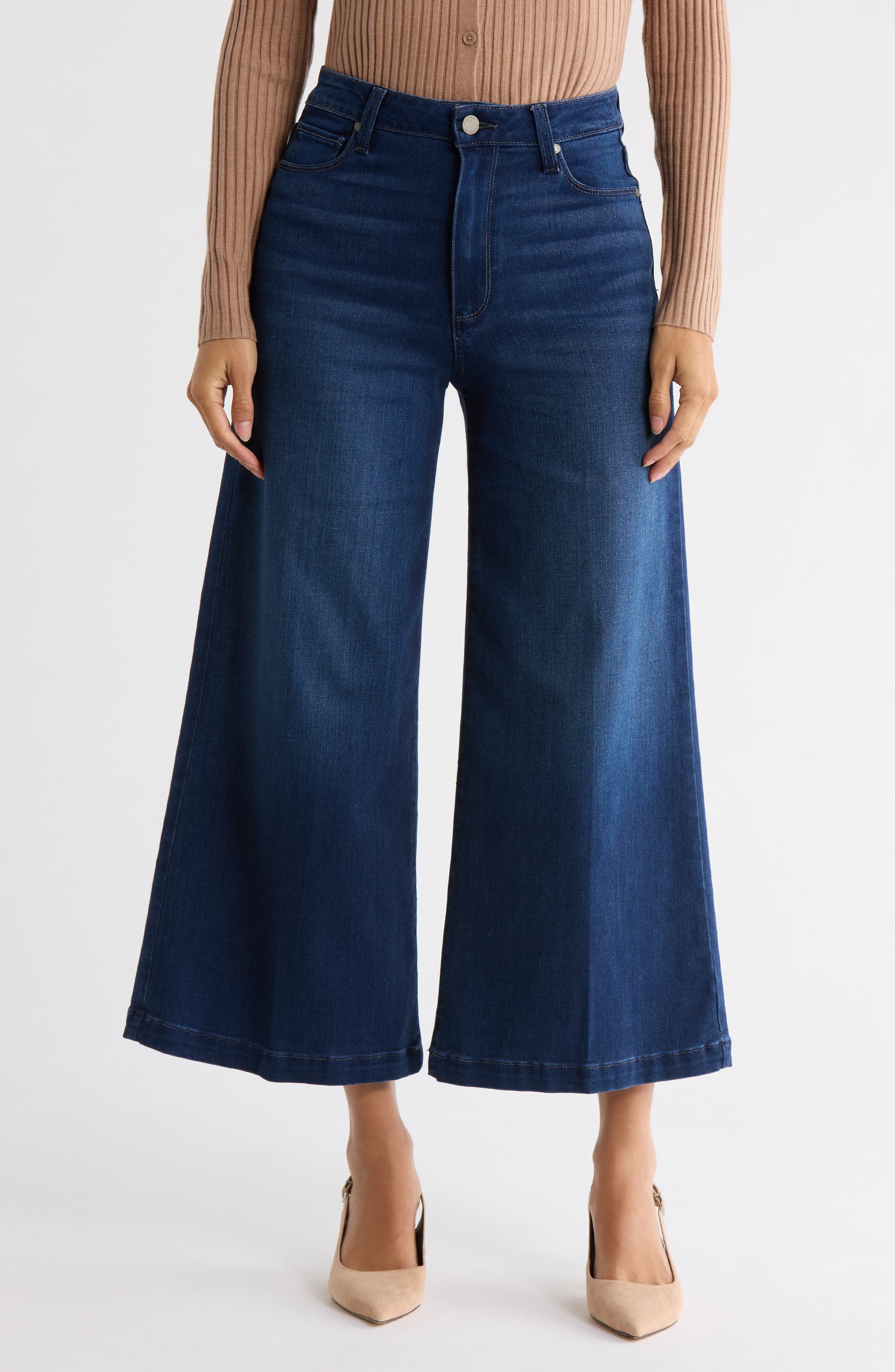 PAIGE Lennie Wide Leg Jeans
