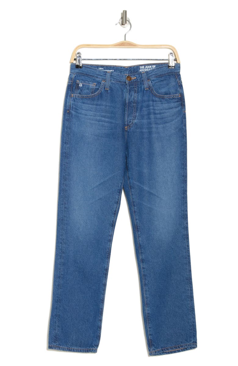 AG Isabelle High Waist Straight Leg Jeans, Alternate, color, 