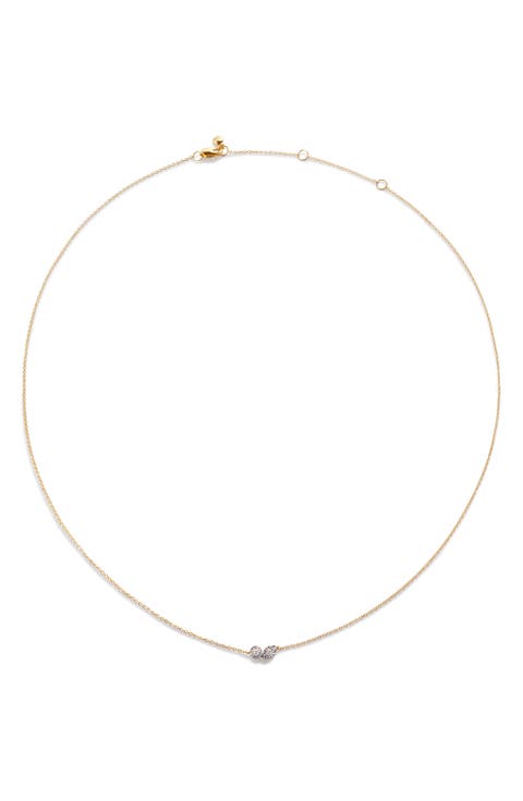 Duo Lab Grown Diamond Necklace