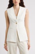 Nordstrom Textured One-Button Vest