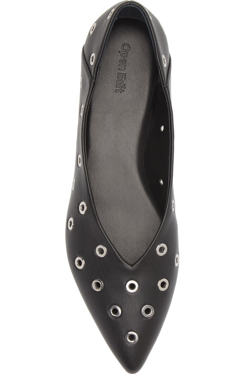 Open Edit Kyler Pointed Toe Flat, Alternate, color,