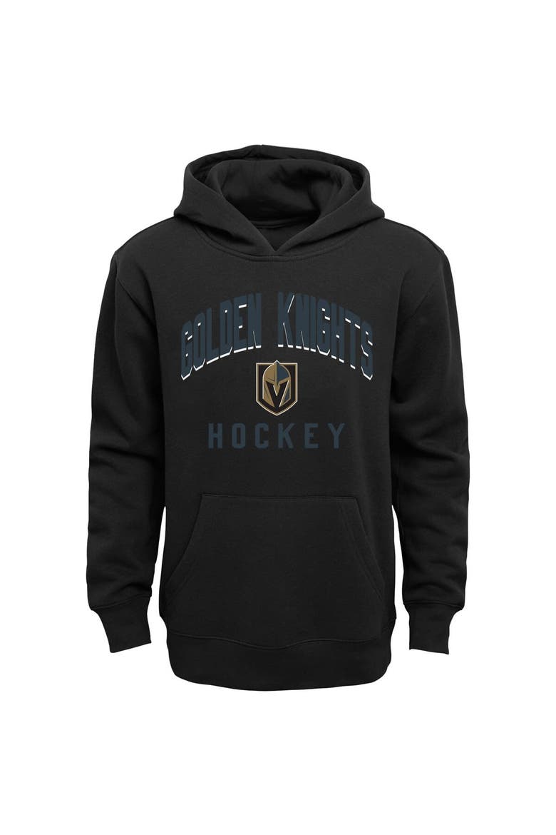 Toddler Black/Heather Gray Vegas Golden Knights Play by Play Pullover Hoodie & Pants Set, Alternate, color, Black