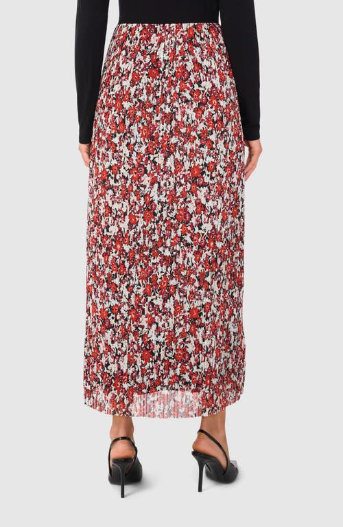 Halogen ® Floral Pleated Mesh Maxi Skirt