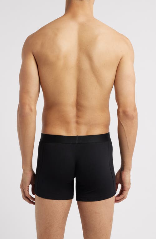 Hugo Boss Boss 3-pack One Stretch Cotton Boxer Briefs In Black