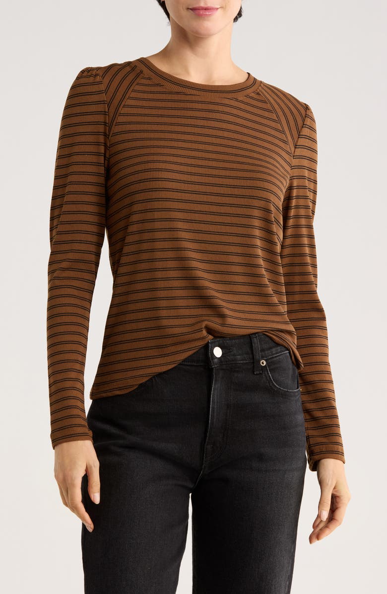 Sanctuary Forever More Top, Main, color, Cedar Bark / Black