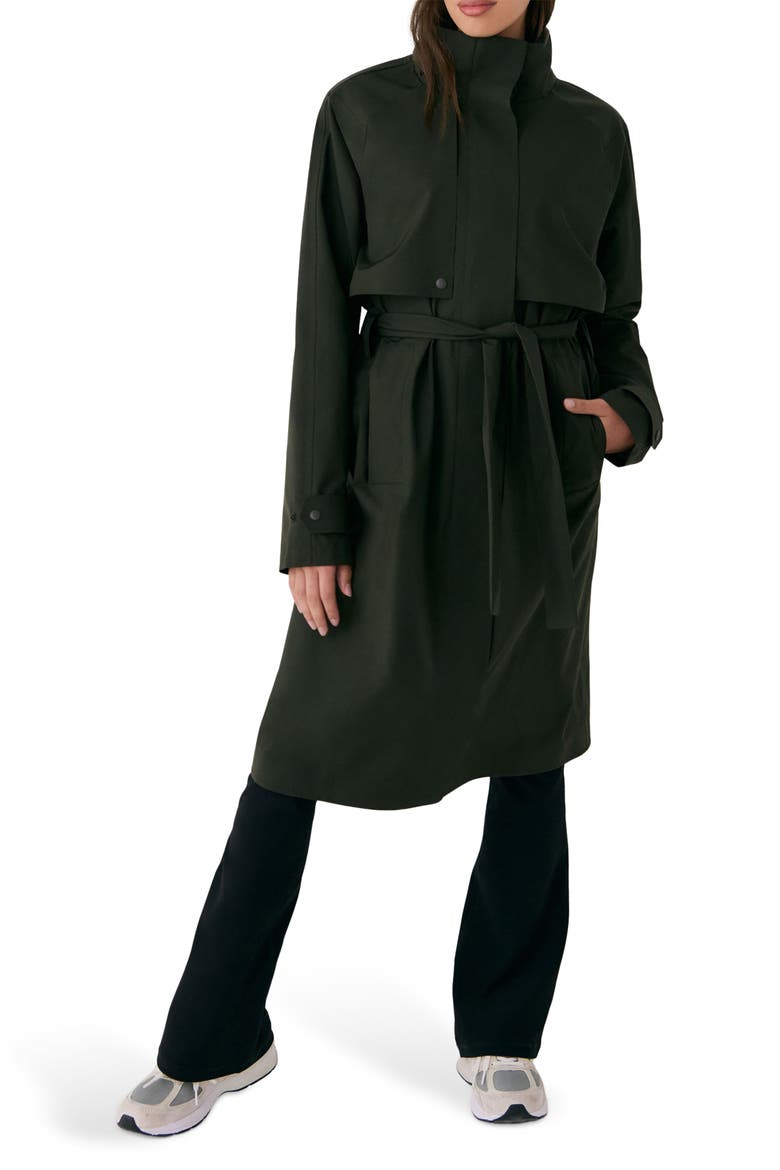 Aliz Trench Coat, Main, color, OLIVE
