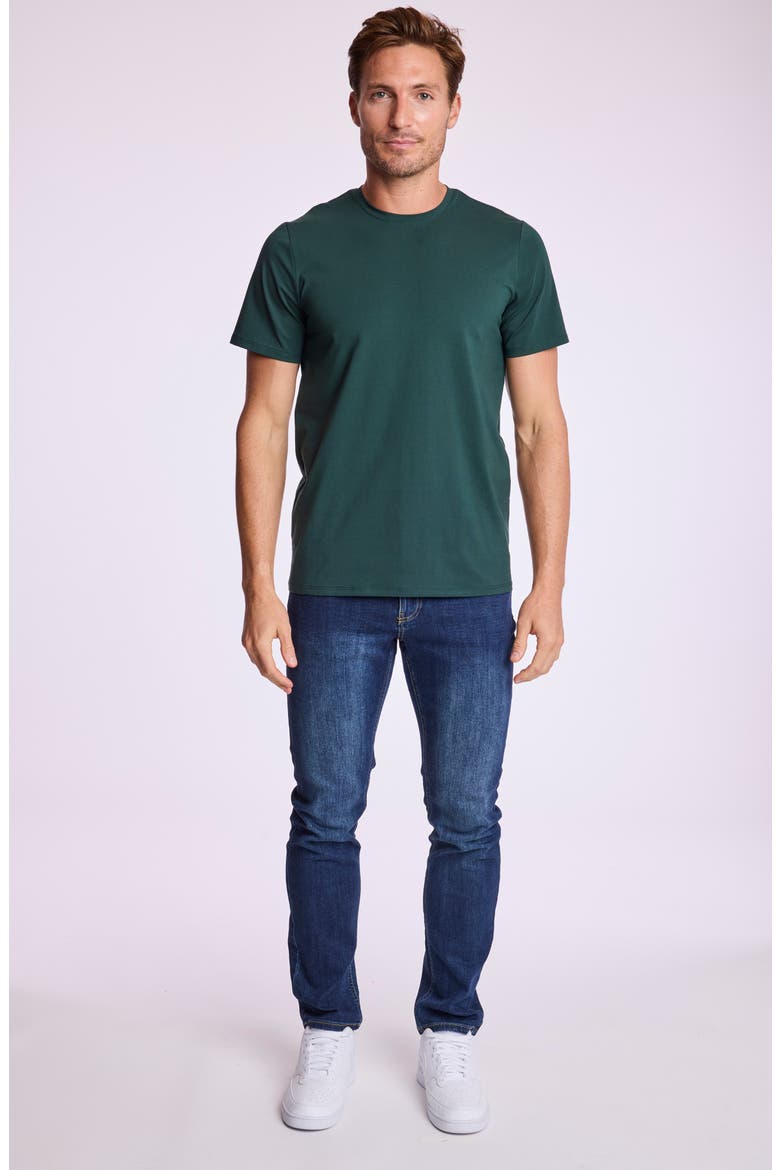 Lucas Crewneck T-Shirt, Alternate, color, FOREST GREEN