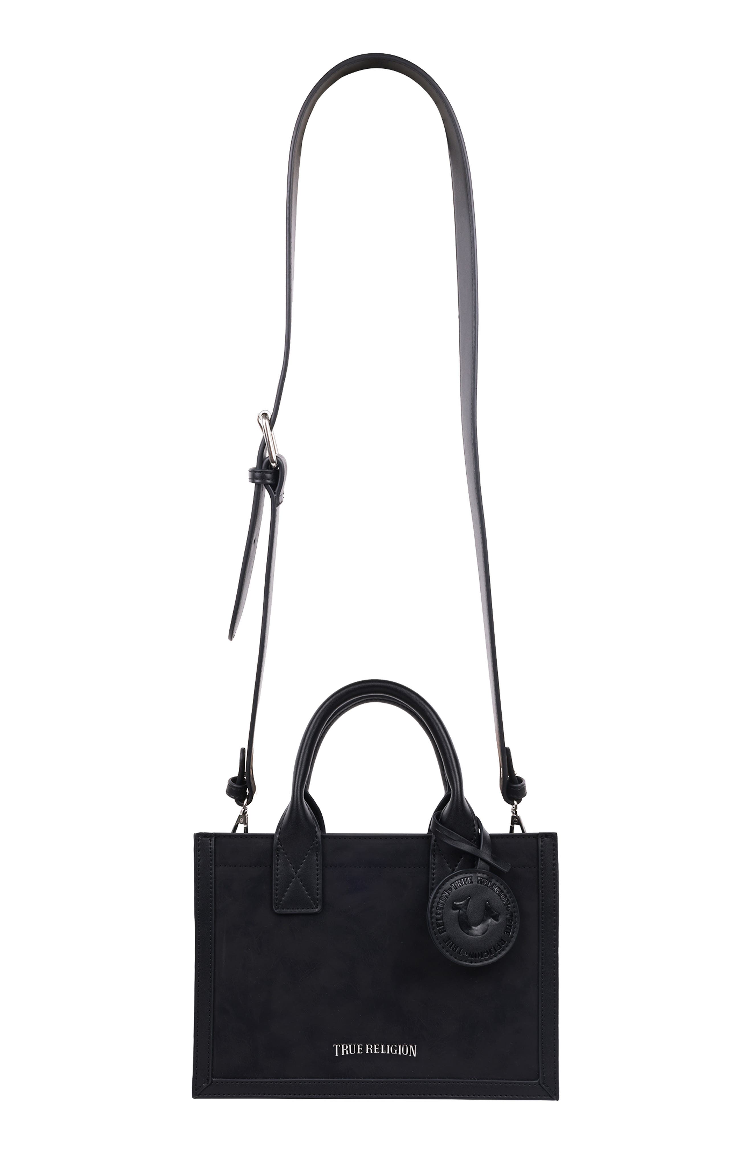 True Religion Top Handle Box Tote Bag, Alternate, color, 