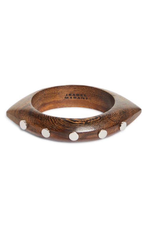 Isabel Marant Large Bangle in Havana/silver at Nordstrom
