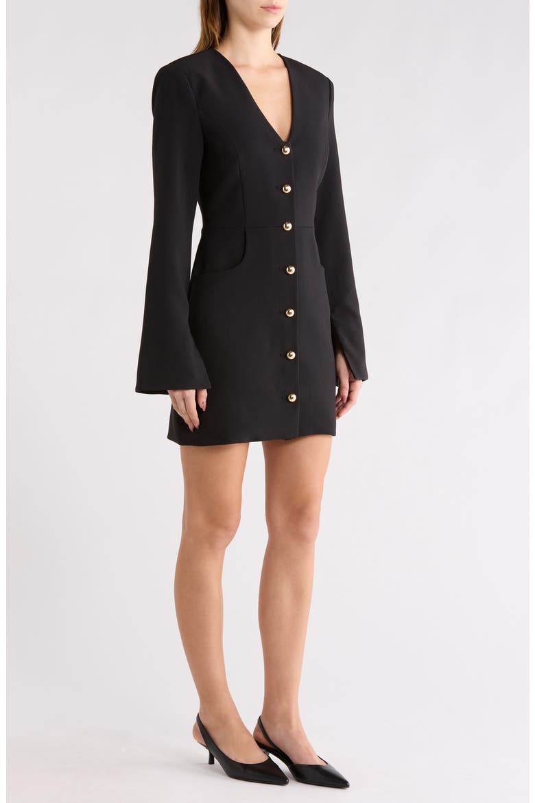 The Audrey Minidress, Alternate, color, BLACK