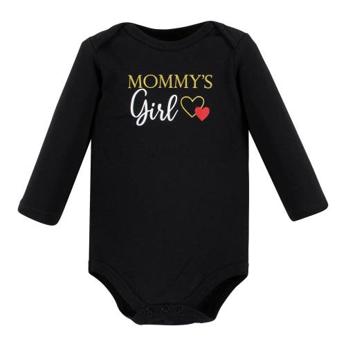 Hudson Baby Little Soft Cotton Long-sleeve One-piece 3pk