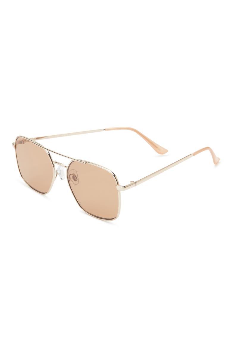 Retro Aviator Sunglasses, Alternate, color, GOLD