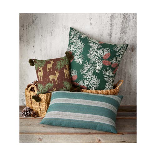 Tag Wilde Pine Deer Throw Pillow In Multi