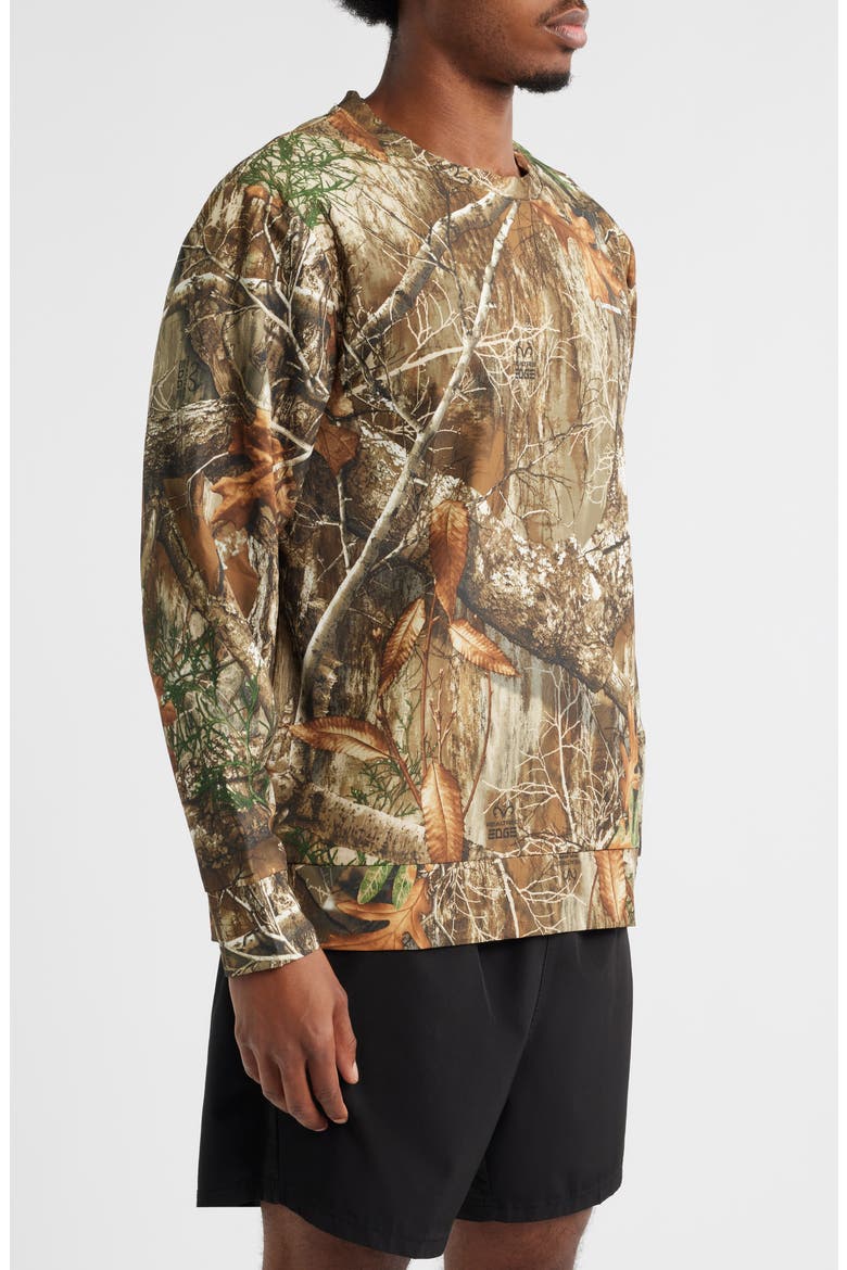 x Realtree EDGE Camo Long Sleeve T-Shirt, Alternate, color, CAMOUFLAGE