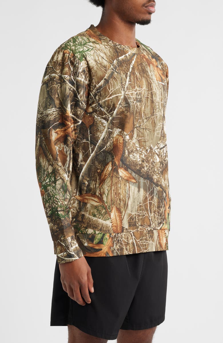 SANTO STUDIO x Realtree EDGE Camo Long Sleeve T-Shirt, Alternate, color, Camouflage