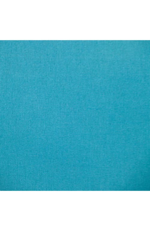 Parkland Collection Crochet Dot Throw Pillow In Blue