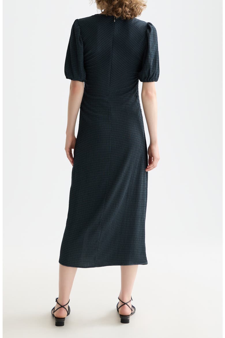 Open Structured Jersey Midi Dress, Alternate, color, CARBON