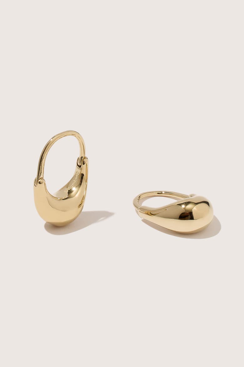 14kt Gold Vermeil Small Roscida Hoop Earrings, Main, color, Yellow Toned Gold