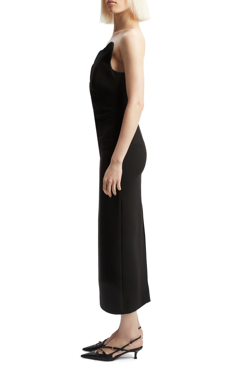 Bardot Rosalyn Strapless Midi Dress, Alternate, color,