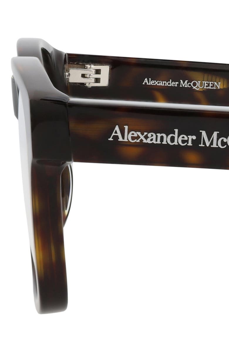 MCQ Optical Glasses, Alternate, color, Havana Havana Transparent