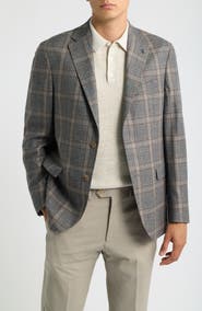 Jack Victor Midland Plaid Wool Sport Coat