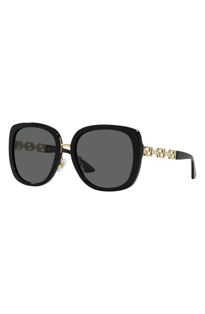 Versace 56mm Pillow Sunglasses, Alternate, color, 